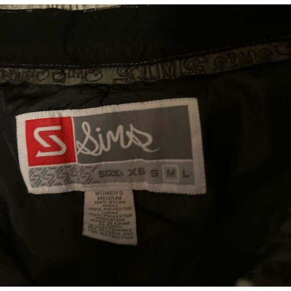 Sims Pants Womens Med Gray Blue  Snowboard Ski Snow Insulated Pocket Zip Outdoor - Picture 2 of 16